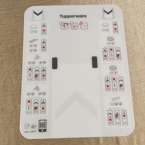Tupperware Mandochef Flex Cutting Board for Mandoline - Picture 1 of 2